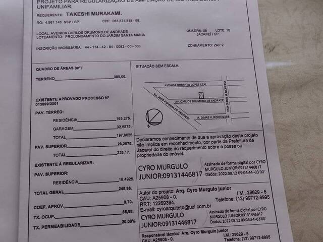 Casa para Venda em Jacareí - 2